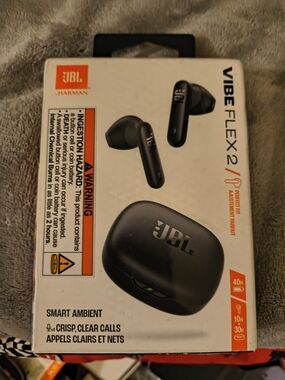 JBL Vibe Flex 2 True Wireless Earbuds — Black